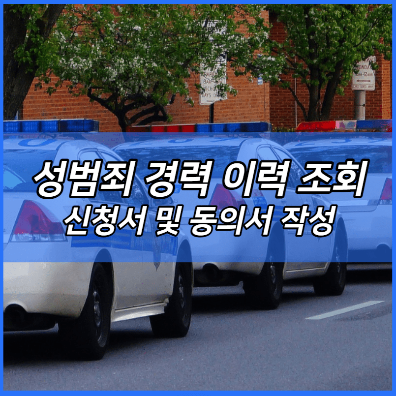 성범죄 경력 이력 조회