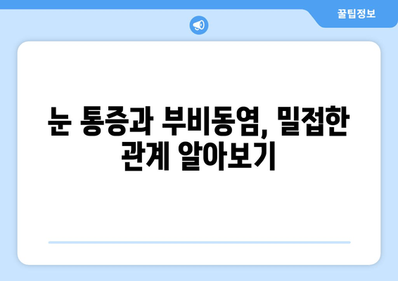 부비동염, 귀와 눈 통증... 집에서 해결 가능할까요? | 부비동염, 귀 통증, 눈 통증, 자가 치료, 완화 팁