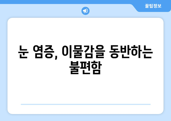 눈에 이물감을 유발하는 5가지 주요 원인 | 눈 건강, 안구 건조증, 먼지, 알레르기, 염증