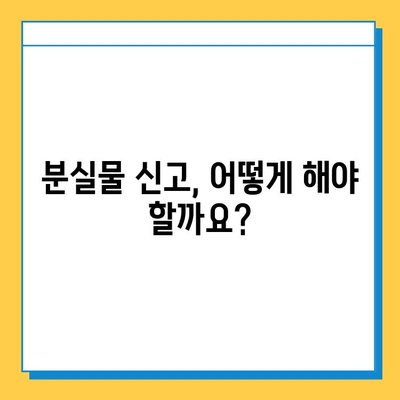 대구 분실물 센터| 내 소중한 물건 찾기 | 분실물 신고, 찾는 방법, 주의 사항