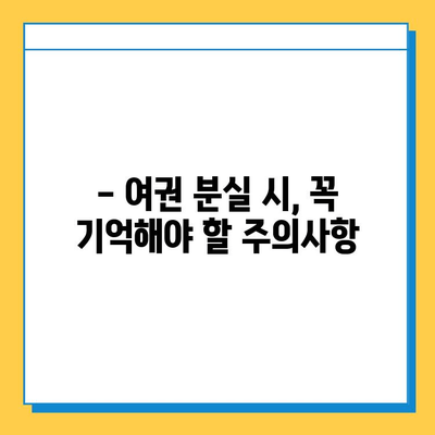 일본 여행 중 여권 분실? 긴급 재발급 완벽 가이드 | 여권 분실, 재발급 절차, 주의사항, 팁