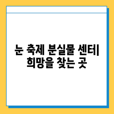 삿포로 눈 축제에서 분실물 찾기| 폭설 속 탐험 가이드 | 눈 축제, 분실물, 팁, 정보