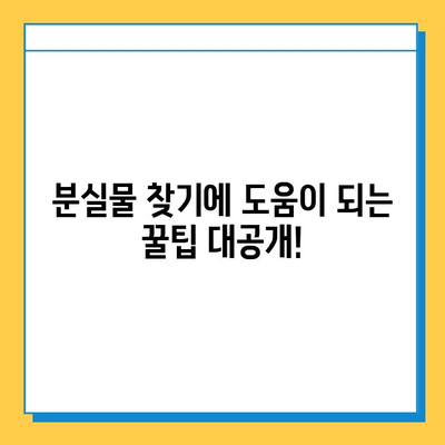 잃어버린 소중한 물건, 찾을 수 있을까요? | 분실물 소유권 확인 가이드 & 팁