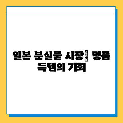 일본 분실물 시장에서 명품 득템하기| 꿀팁 대방출 | 명품 저렴하게 사는 법, 일본 경매, 득템 정보