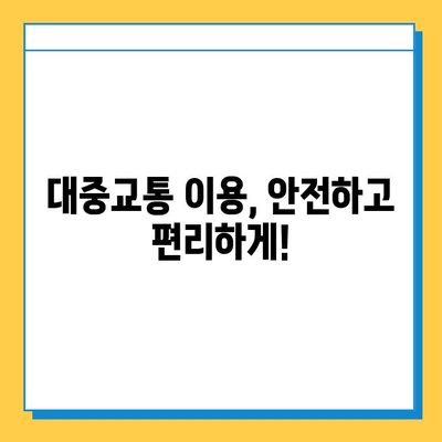 대중교통 이용 중 분실물 걱정 끝! 🔍 