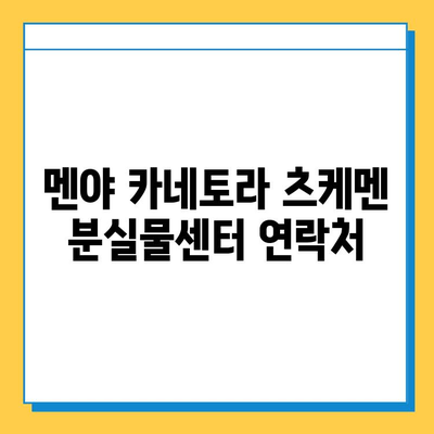 멘야 카네토라 츠케멘 가게에서 잃어버린 물건 찾기| 상세 가이드 | 분실물, 연락처, 찾는 방법