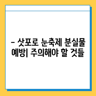 삿포로 눈축제에서 분실물을 잃어버렸다면? | 분실물 신고 및 찾는 방법, 주의 사항