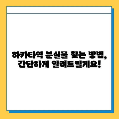 하카타역 분실물 센터에서 유실물 찾기 성공! | 하카타역, 분실물, 찾는 방법, 후기