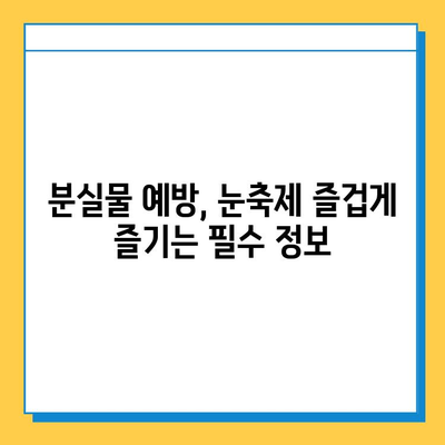 삿포로 눈축제 기간, 분실물 찾기 성공률 높이는 꿀팁 | 분실물, 삿포로, 눈축제, 팁, 가이드