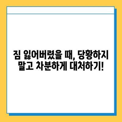 대중교통 짐 잃어버렸을 때? 통합 찾기 가이드 | 택시, 버스, 지하철, 짐 센터, 물건 찾는 방법