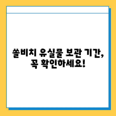 쏠비치에서 물건 잃어버렸나요? 유실물 찾는 방법 & 분실물 보관소 이용 가이드 | 쏠비치, 유실물, 분실물 보관소, 찾는 방법