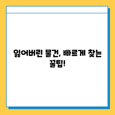 쏠비치에서 물건을 잃어버렸다면? | 분실물센터 이용 가이드 & 유실물 찾는 팁