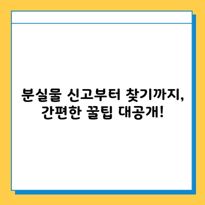 대중교통에서 물건 잃어버렸나요? 😥  통합 분실물 센터 한눈에 보기 | 분실물 신고, 찾기, 연락처, 꿀팁