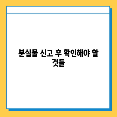 KTX 분실물 발견 시, 내가 해야 할 일 | 분실물 신고, 찾는 방법, 주의 사항