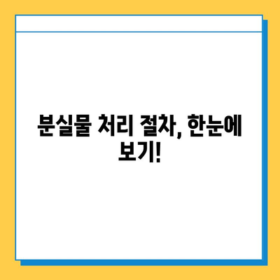 분실물 찾기, 얼마나 기다려야 할까요? | 분실물 처리 기간, 분실물 신고, 분실물 보관