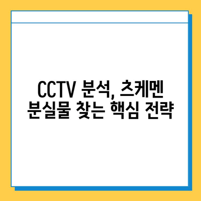 CCTV 영상으로 츠케멘에서 분실한 물품 찾기| 단계별 가이드 | 분실물, CCTV 분석, 효과적인 검색