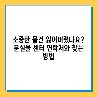 삼척·양양·쏠비치 분실물 센터| 유실물 찾는 완벽 가이드 | 분실물 보관, 찾기 팁, 연락처