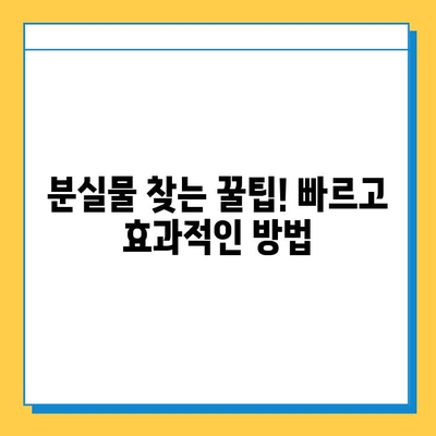 KTX 분실물 센터| 놓고 내린 물건 찾는 완벽 가이드 | 분실물 신고, 찾는 방법, 연락처, 유의사항