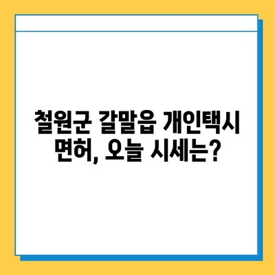 강원도 철원군 갈말읍 개인택시 면허 매매| 오늘 시세 확인 & 자격조건 | 월수입 | 양수교육 | 넘버값