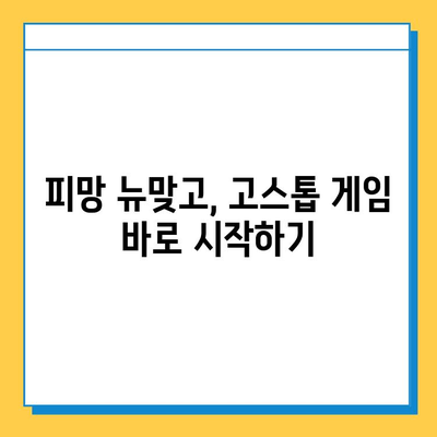 피망 뉴맞고 설치 후 바로 고스톱 게임 즐기는 방법 | 설치 가이드, 게임 시작, 팁