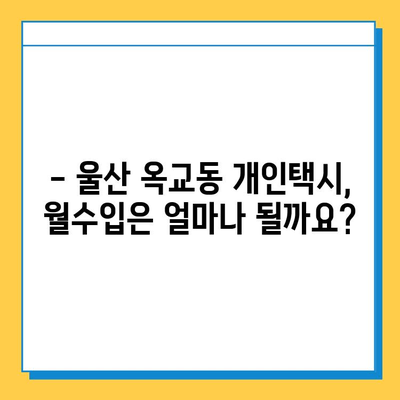 울산 중구 옥교동 개인택시 면허 매매 가격| 오늘 시세, 넘버값, 자격조건, 월수입, 양수교육 | 상세 정보