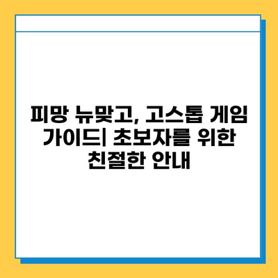 피망 뉴맞고 설치 후 무료 고스톱 게임, 지금 바로 즐겨보세요! | 피망 뉴맞고, 무료 고스톱, 게임 가이드