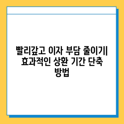 무직자 주택 담보 대출 상환 기간 단축 전략| 효과적인 방법 총정리 | 상환 기간 단축, 대출 상환, 재무 설계