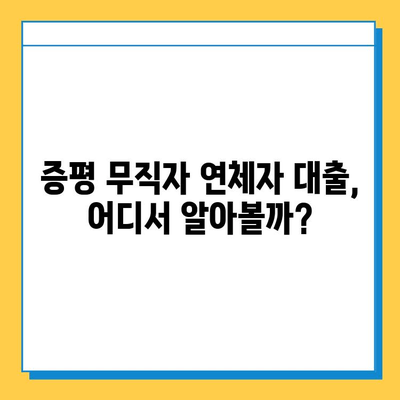 증평 지역 무직자 연체자 대출, 가능할까요? | 대출 가능 여부 확인 및 정보 |