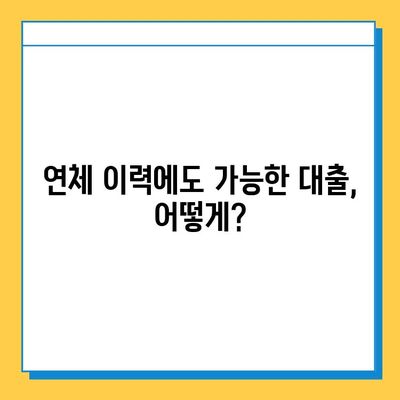 연체자 & 무직자도 가능! 대출 성공 전략 가이드 | 신용불량, 저신용자 대출, 비상금 마련