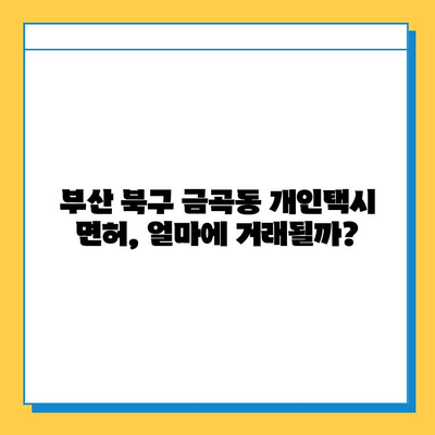 부산 북구 금곡동 개인택시 면허 매매 가격| 오늘 시세 & 자격조건 | 월수입, 넘버값, 양수교육