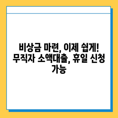 휴일 신청 가능한 무직자 소액 대출| 급한 돈 필요할 때, 어디서? | 소액대출, 비상금, 당일대출, 무직자대출, 휴일대출