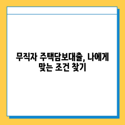 무직자 주택담보대출 한도 & 금리 최적화 전략| 성공적인 대출 승인을 위한 완벽 가이드 | 무직자 대출, 주택담보대출, 대출 조건, 금리 비교