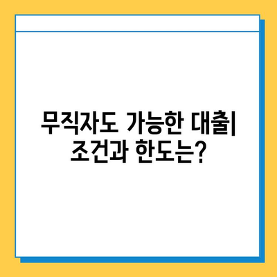 우리은행 무직자대출 상세 안내| 금리, 한도, 조건 비교 | 무직자 대출, 신용대출, 대출 조건