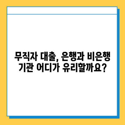 무직자 대출 수수료 비교| 은행 vs 비은행 기관 | 저금리, 대출 조건, 수수료, 비교 분석