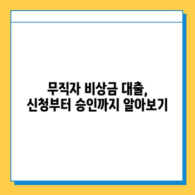 무직자 비상금 대출 신청 가이드| 조건, 필요서류, 추천 상품 비교 | 비상금 마련, 대출 정보, 신용대출