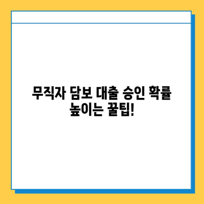 무직자 담보 대출 신용 점수| 필수 안내 & 대출 승인 확률 높이는 팁 | 신용등급, 대출 조건, 성공 전략