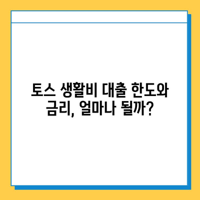 토스 생활비 대출| 무직자도 가능할까? 한도 & 금리 비교 가이드 | 토스, 생활비 대출, 무직자, 신용대출, 대출 조건