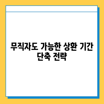 무직자 소액대출 상환 기간 단축 성공 사례| 짧아진 기간의 비밀 | 무직자 대출, 상환 기간 단축, 성공 사례, 대출 상환, 소액 대출