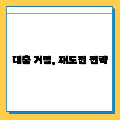 무직자 대출 거절, 왜? 원인 분석 & 대응 전략 | 대출 성공 가이드, 신용 관리 팁