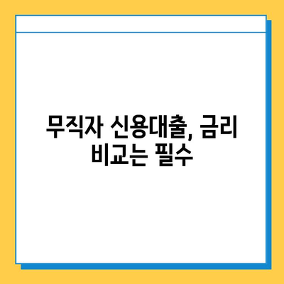 무직자 신용대출 한도와 금리, 안전하게 상담하는 방법| 무직자 대출 성공 전략 | 신용대출, 대출상담, 금리비교, 대출조건, 무직자대출