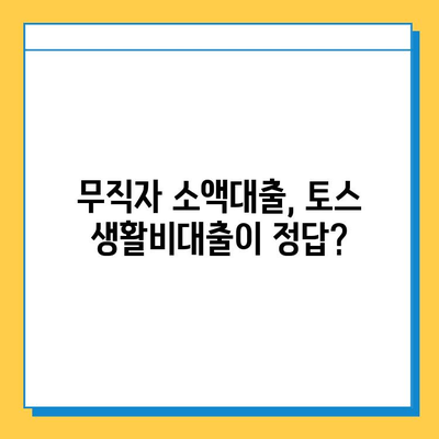 토스 생활비대출 무직자 소액 실행| 한도 & 금리 상세 가이드 | 토스, 생활비 대출, 무직자, 소액 대출, 한도 조회, 금리 비교