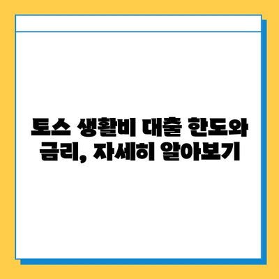 토스 생활비 대출| 무직자도 가능할까? 한도 & 금리 상세 분석 | 토스, 생활비 대출, 무직자 대출, 대출 조건