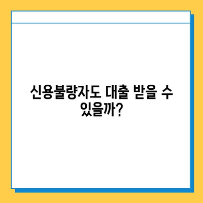 신용불량자 무직자도 가능한 대출? 금리, 한도, 지역별 정보 총정리 | 신용불량, 무직자, 대출, 금융 정보