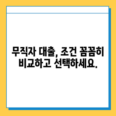 무직자 대출 수수료, 꼼꼼히 따져보세요!  |  낮은 금리, 추가 비용, 유의 사항, 대출 조건 비교