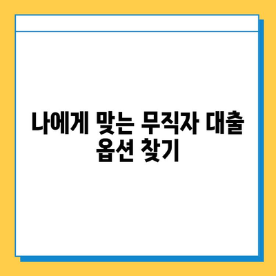 무직자도 가능한 대출 길라잡이| 옵션 비교 및 주의 사항 | 무직자 대출, 신용대출, 대출 조건, 금리 비교, 대출 상담