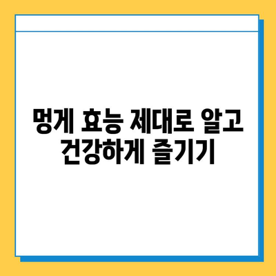 못난이 멍게| 연골 강화 영양 덩어리, 당신은 알고 있었나요? | 멍게 효능, 연골 건강, 영양 정보