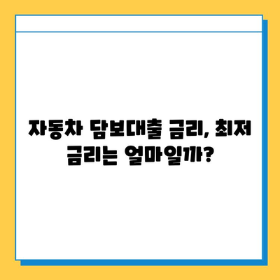 무직자 자동차 담보대출 금리 비교| MS캐피탈 vs 우리금융저축은행 |  무직자 대출, 자동차 담보대출, 금리 비교, 대출 조건