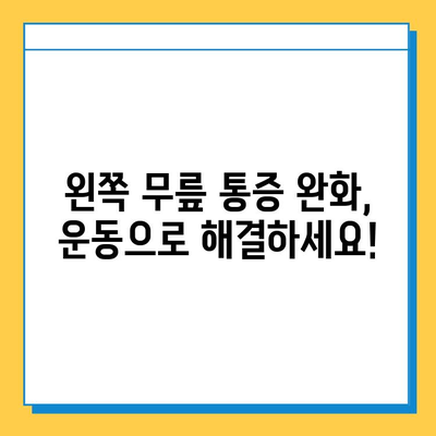 왼쪽 무릎 안쪽 통증| 원인 분석 & 연골 관리 가이드 | 무릎 통증, 연골 손상, 운동법, 치료