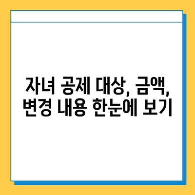 자녀 공제 5천만 원 → 5억 원 상향| 28년 만의 개편안 | 자녀 공제 대상, 금액, 변경 내용 총정리