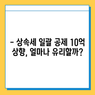 상속세 일괄 공제 5억 -> 10억 상향, 야당 제안|  부동산·주식 상속 대비, 자녀에게 얼마까지 물려줄 수 있을까?<br/> | 상속세, 공제, 부동산 상속, 주식 상속